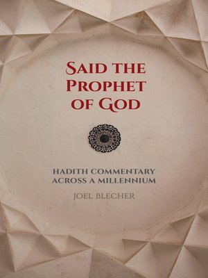 cover image of Said the Prophet of God